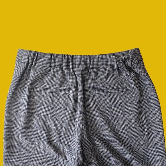 Banana Republic Glen Plaid “Hayden” Pants - Size 8 | Tailored Stretch Trousers - Picture 5 of 8